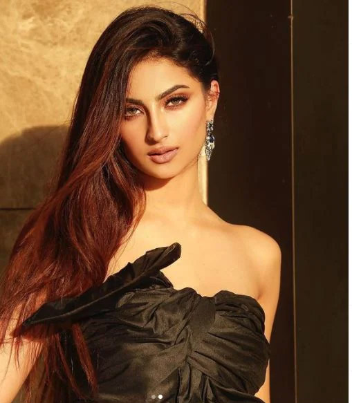 shweta tiwari,palak tiwari,palak tiwari hot phtos,palak tiwari in black dress,palak tiwari viral photos