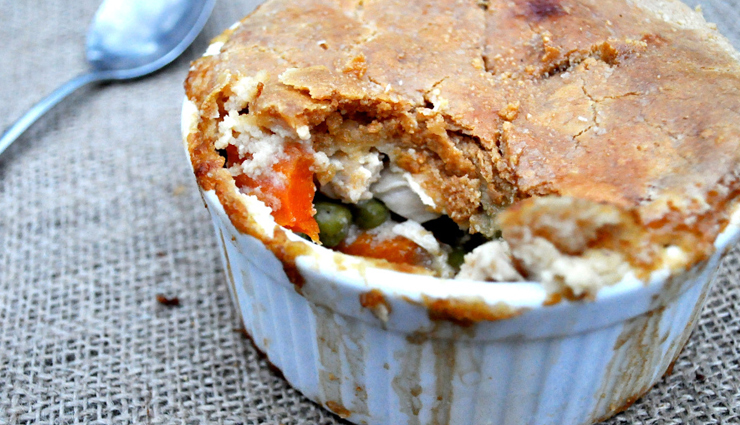 Recipe- Loaded With Veggies Paleo Chicken Pot Pies
