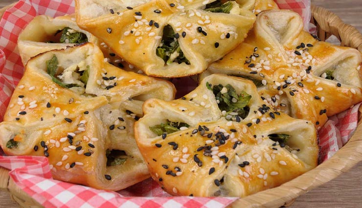 paneer and spinach puff recipe,recipe,recipe in hindi,special recipe