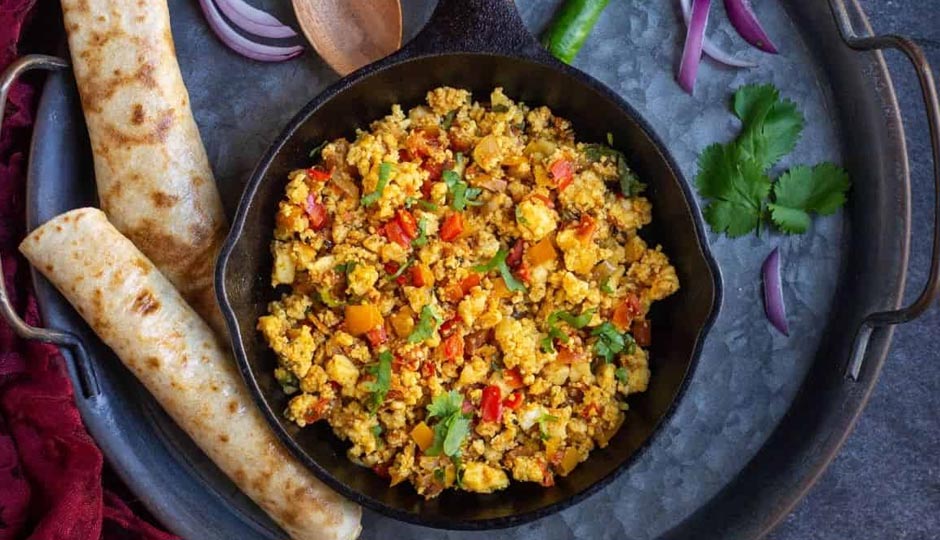 Protein Packed Paneer Bhurji Recipe