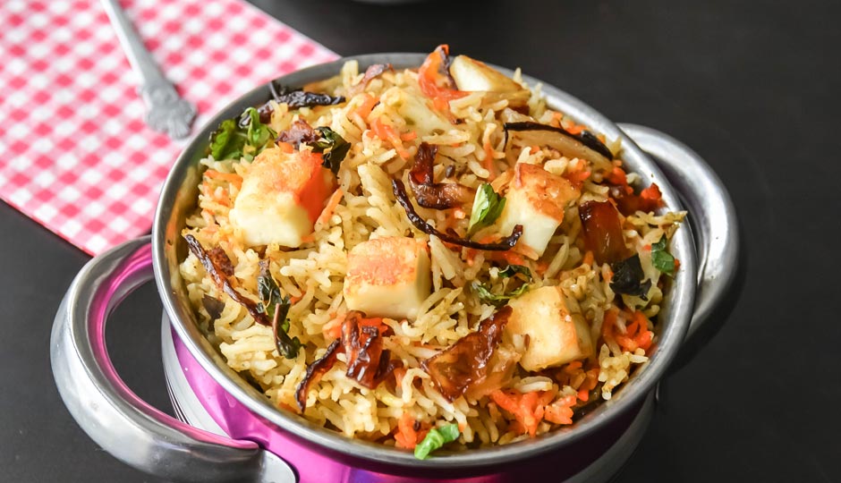 Mouthwatering Paneer Biryani Recipe