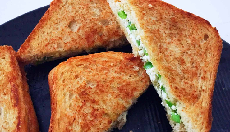 paneer sweet corn sandwich,paneer sweet corn sandwich recipe,sandwich recipe,paneer recipe,breakfast recipe
