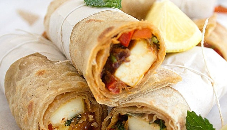 paneer kathi rolls,kathi rools,paneer recipe,snacks recipe