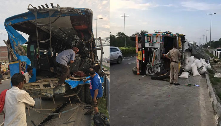 Haryana News: पानीपत में ट्रक ने पीछे से बस को मारी टक्कर, तीन की मौत; 14 लोग घायल