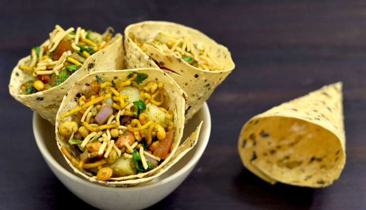 Recipe- Quick and Simple Chatpate Papd Cones