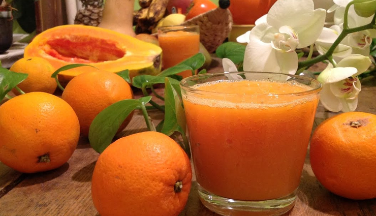 orange papaya smoothie recipe,orange papaya smoothie recipe in hindi,how to make orange papaya smoothie,orange smoothie recipe,papaya smoothie recipe