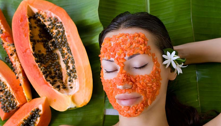 papaya face packs,face packs to get smooth skin,skin care tips,beauty tips,tips to get glowing skin,papaya beauty benefits