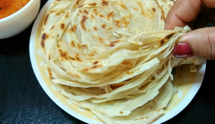 recipe lachha paratha  recipe,home made lachha paratha ,रेसिपी लच्छा पराठा, रेसिपी, घर पर बनाये लच्छा पराठा, खाना-खजाना 