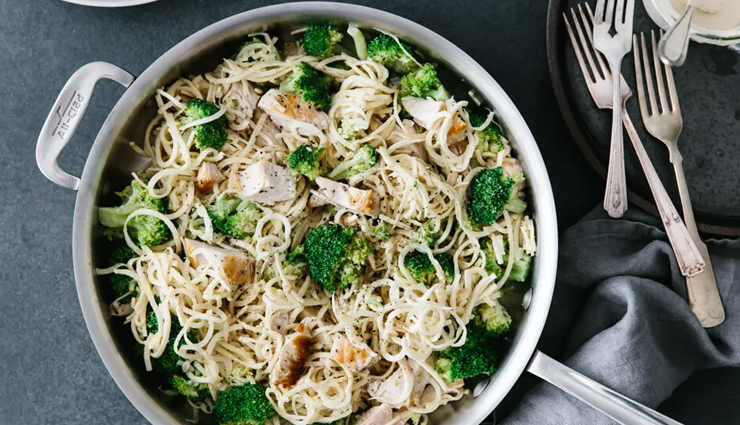 Recipe- Dairy Free Parsnip Noodle Chicken Alfredo