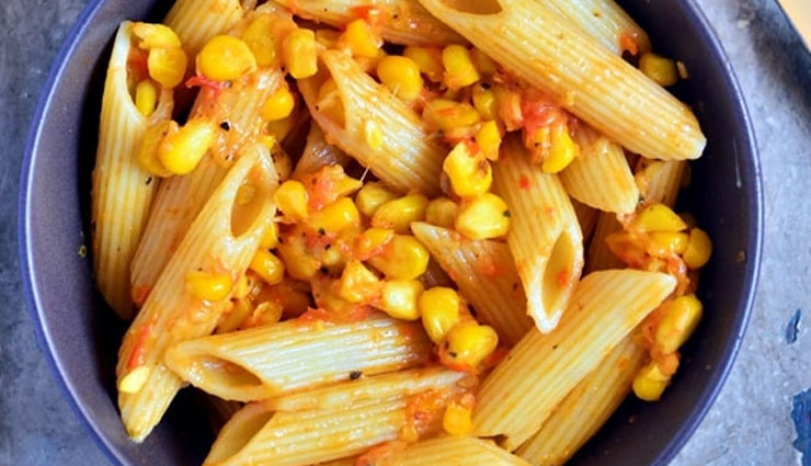 brown butter and corn pasta,snacks recipe,kids special recipe,recipe,corn recipe,pasta recipe