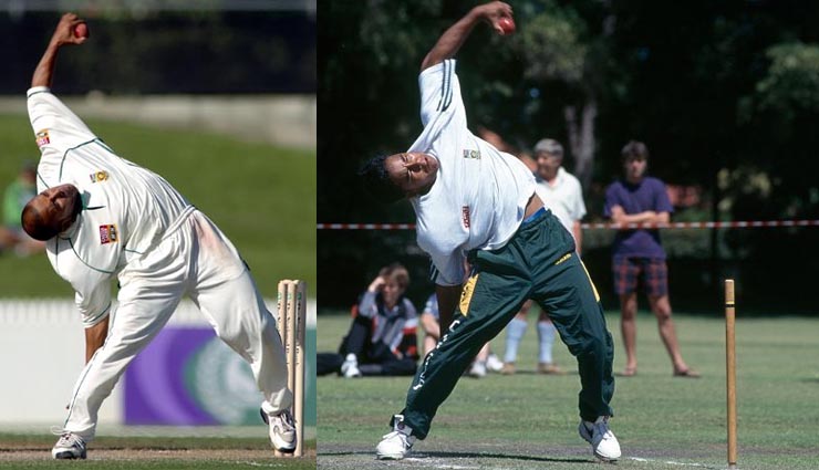 weird action bowlers