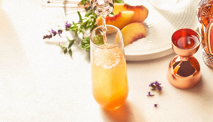 summer drinks,drink recipe,summer recipe,peach fizz recipe