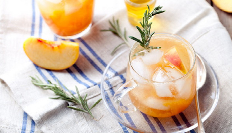 summer drinks,drink recipe,summer recipe,peach fizz recipe