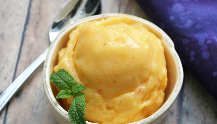 Recipe- Easy To Make Homemade Peach Sorbet