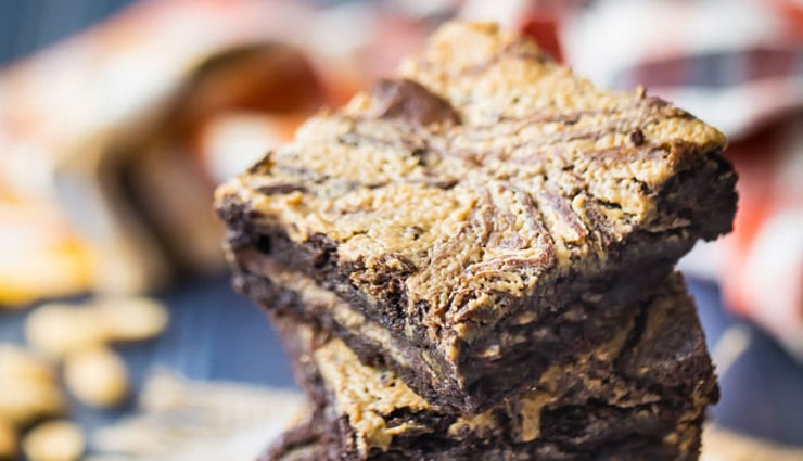 peanut butter brownies,brownies recipe,peanut butter recipe,valentines special recipe,recipe