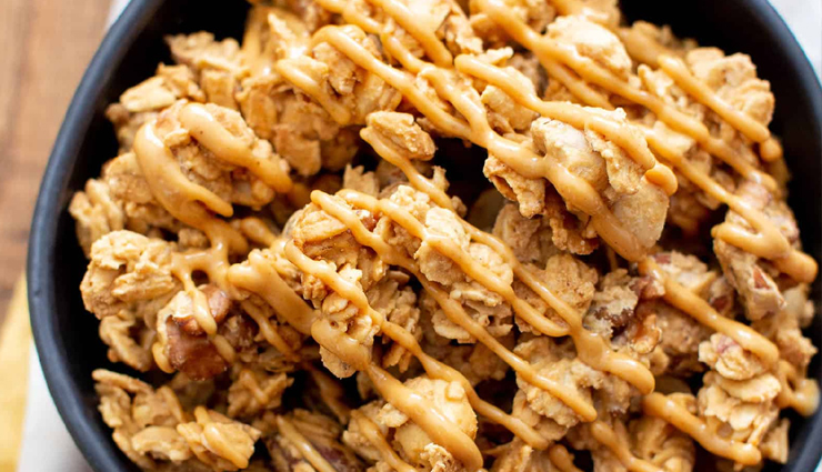 Recipe- Healthy To Eat Peanut Butter Granola