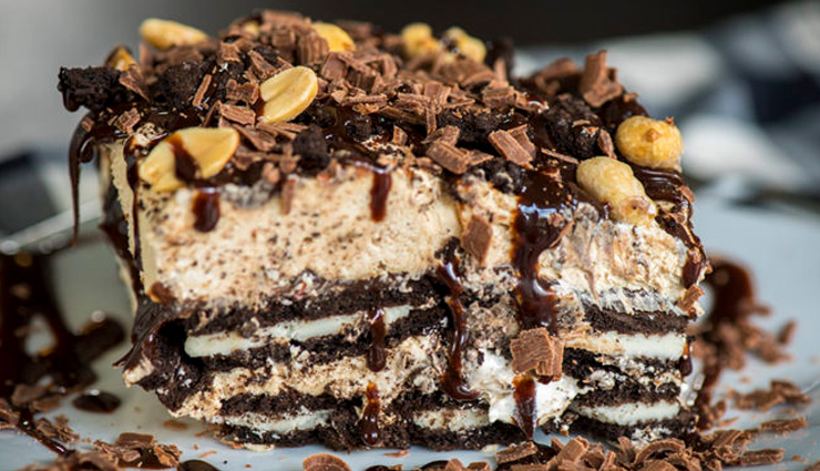 Recipe - Peanut Butter Oreo Ice Cream Cake