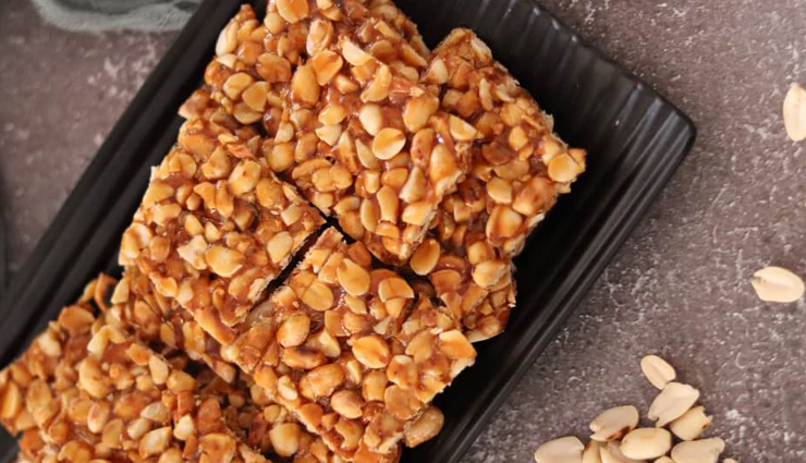 peanut chikki,peanut recipe,sweets recipe,winter recipe