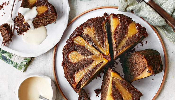 pear cake recipe,cake recipe,hunger struck,food,easy recipes