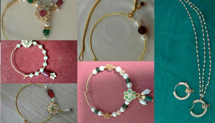 Navratri 2019: महिलाओं को बेहतरीन लुक देती है ये 5 नथ, बढ़ाती है चहरे का आकर्षण type nose rings,nath,navratri 2019,navtra fashion,fashion trends