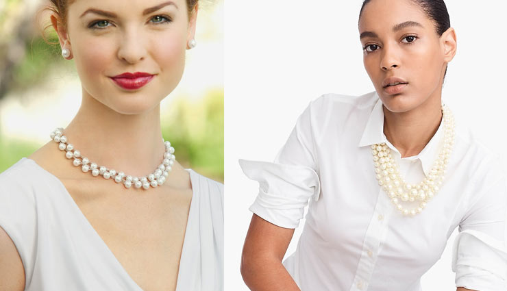 pearl accessories,pearl jewellery,for stylish look try pearl jewellery,fashion tips,trends ,पर्ल, मोती की ज्वेलरी, फैशन ट्रेंड्स, फैशन टिप्स 