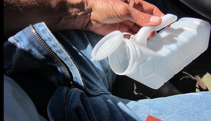 weird place you have peed at