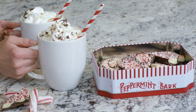Recipe- Delightful Peppermint Bark Hot Chocolate