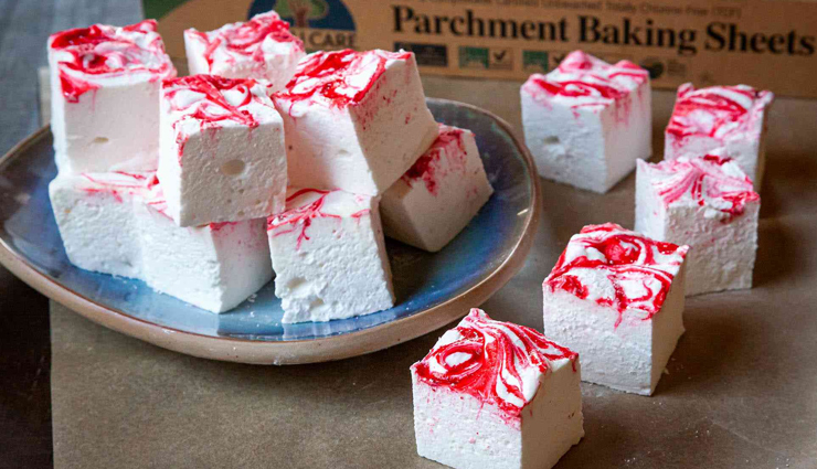 peppermint marshmallows,peppermint marshmallows recipe,hunger struck,food,easy recipe