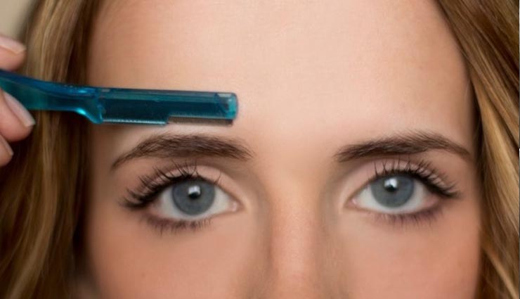 10 ways get perfect eyebrows with razor,beauty tips for eyebrows,beauty tips for girls,beauty tips