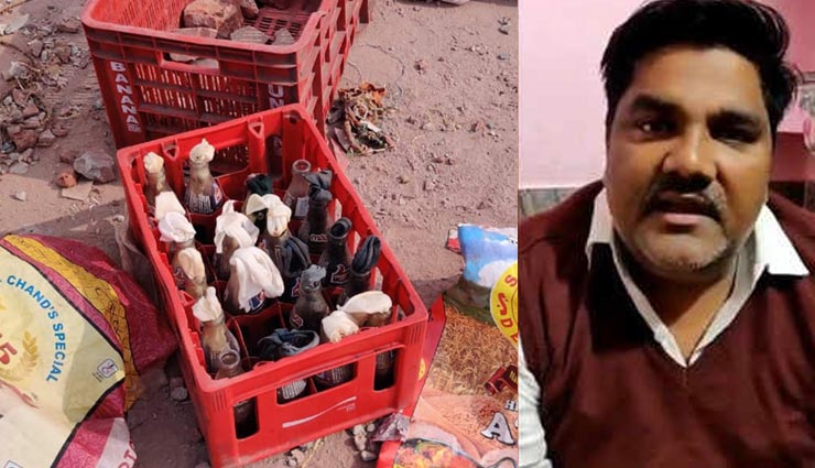 दिल्ली हिंसा: AAP पार्षद ताहिर हुसैन के घर की छत पर मिले पत्थर-गुलेल-पेट्रोल बम