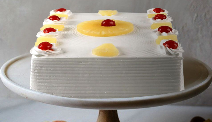Recipe- Eggless Pineapple Cake