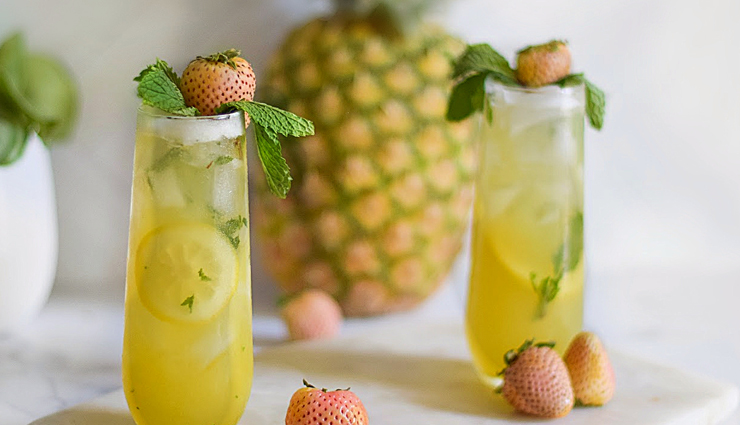 Recipe- Kids Special Pineapple Cooler for Kids