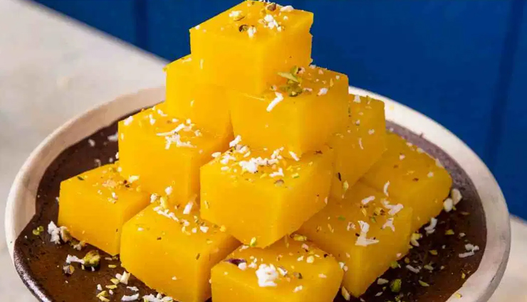 Recipe - Pineapple Khoya Burfi
