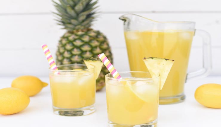 लॉकडाउन रेसिपी : गर्मियों की शुरुआत करें पाइनएप्पल लेमनेड ड्रिंक के साथ