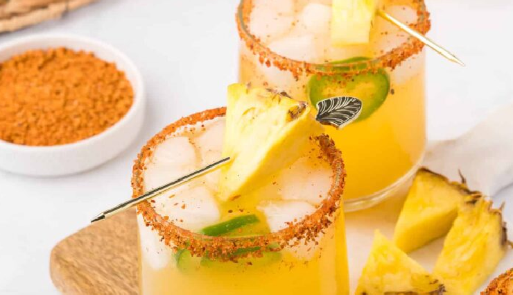 diwali 2023,pineapple mocktail recipe,refreshing diwali drinks,festive mocktail ideas,diwali celebration beverages,exotic mocktail for diwali,easy diwali drink recipes,tropical flavors for diwali,refreshing mocktail for celebrations,diwali party drink ideas