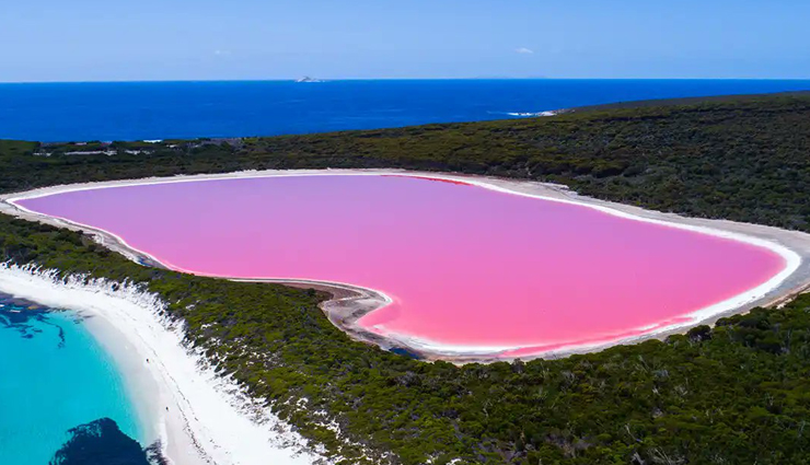 pink lakes,pink lakes to visit around the world,salina de torrevieja,spain,lake retba,senegal,lake hillier,australia,pink lake,dusty rose lake,canada