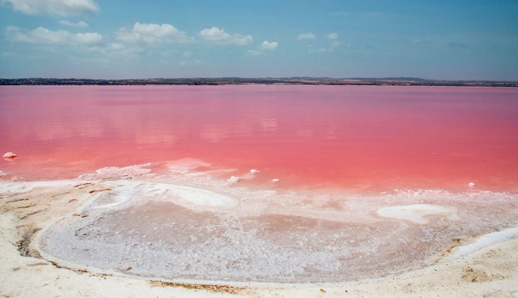 natural pink lakes,natural pink lakes in the world,pink lakes,lake hillier,australia,lake rose,senegal,lake coloradas,mexico,las salinas de torrevieja,spain,lake masazir,azerbaijan,lake natron,tanzania,hutt lagoon,australia