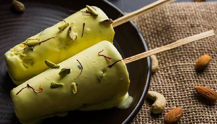 pista kulfi,pista kulfi ingredients,pista kulfi recipe,sweet dish pista kulfi,pista kulfi in summer,delicious pista kulfi,milk