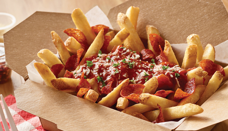 pepperoni pizza fries,pepperoni pizza fries recipe,pizza sauce recipe,hunger struck,food,potatoes benefits
