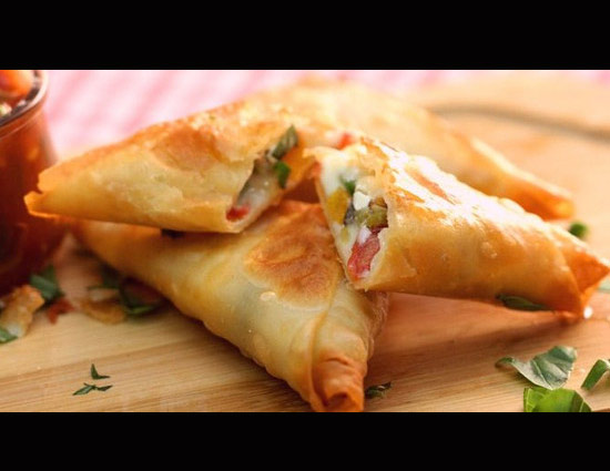 Recipe- Pizza Samosa For Kitty Parties