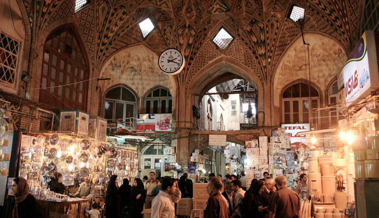 tehran grand bazaar,naqshe-jahan,vank cathedral,nasir ol molk mosque,bagh-e-eram,iran,places to visit in iran,attractions in iran
