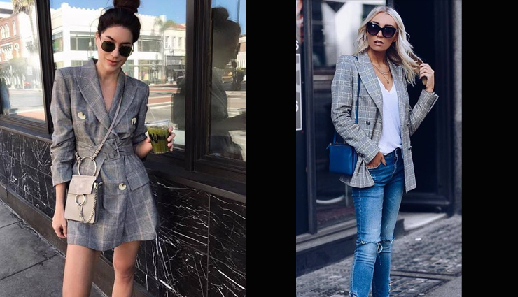 plaid blazer,plaid blazer styling tips,fashion tips,latest fashion trends