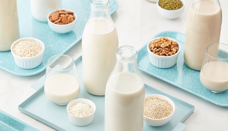 healthy fridge foods,nutritious foods,crunchy raw vegetables,fruit salad,green salad,low-fat dairy,almond butter,iced green tea,organic eggs,plant-based milk