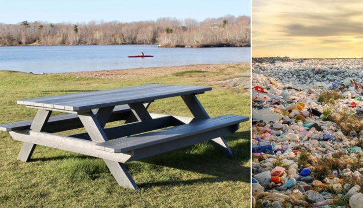 अनूठे तरीके से प्लास्टिक कचरे का किया जा रहा उपयोग, लकड़ी बनाकर फर्नीचर में होगा इस्तेमाल