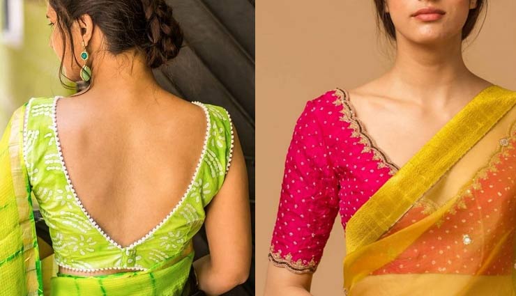 ब्लाउज के ये 5 ट्रेंडी डिजाईन देंगे सिंपल साड़ी को भी हैवी लुक, यहां से ले आईडिया trendy blouse designs,blouse designs,blouses,fashion tips,fashion trends,fashionable blouses