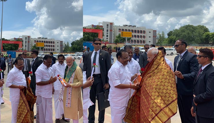 PM मोदी पहुंचे महाबलीपुरम, शी जिनपिंग के स्वागत में चीनी भाषा में किया ट्वीट