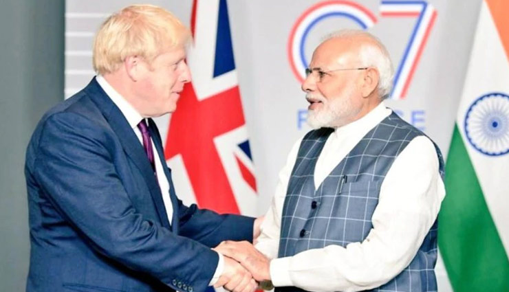 PM Narendra Modi meets Boris Johnson on G7 Summit sidelines, agree to further India-UK bilateral ties