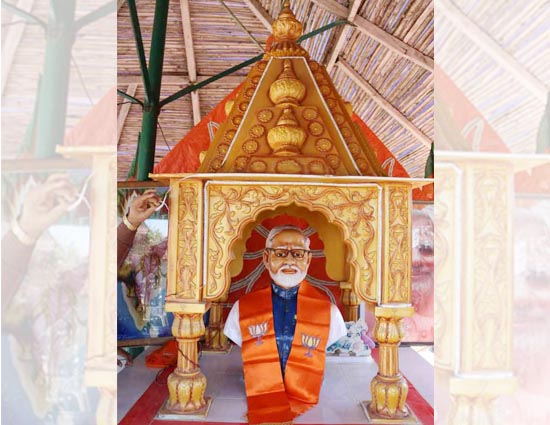 Temple Dedicated to PM Narendra Modi has Idol of 1.6 Lakhs
