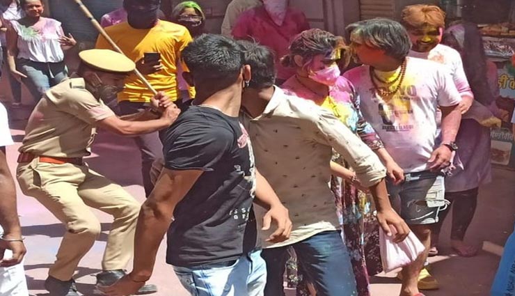 सूनी रही इस बार पुष्कर की धुलंडी, नहीं हुआ कपड़ा फाड़ होली का आयोजन, हर जगह तैनात थी पुलिस