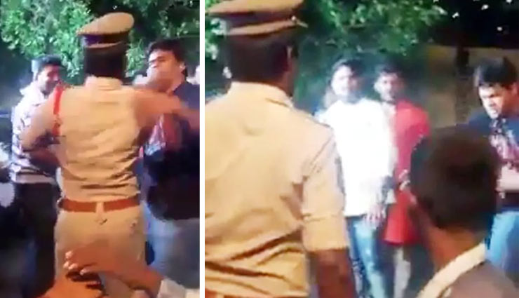 पुलिसकर्मी को रोककर KISS करने लगा युवक, VIDEO वायरल telangana,bonalu festival,policeman,video viral,offensive behavior,viral video,weird news,weird news in hindi